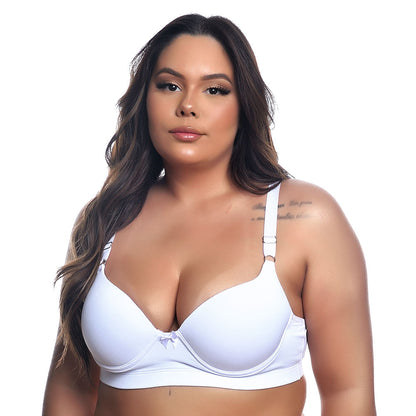 Sutiã Liso com Bojo Plus Size Yully Lingerie