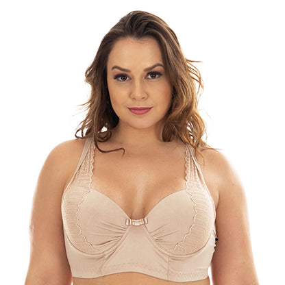 Sutiã Carla com Detalhes em Renda Plus Size Patitex