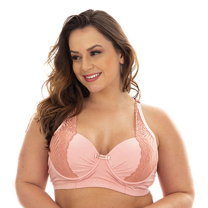 Sutiã Carla com Detalhes em Renda Plus Size Patitex