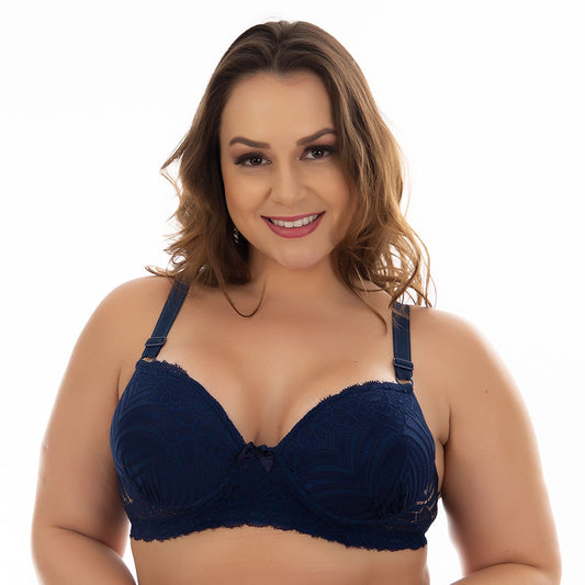 Sutiã Luciene em Renda Plus Size Patitex