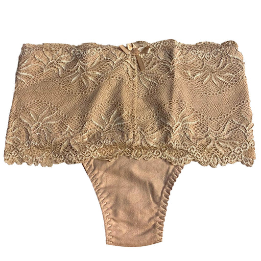 Calcinha Tanga Lucia Cós Largo com detalhes em Renda Yully Lingerie