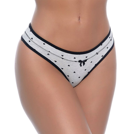 Tanga Estampada em Malha com Lacinho Yully Lingerie