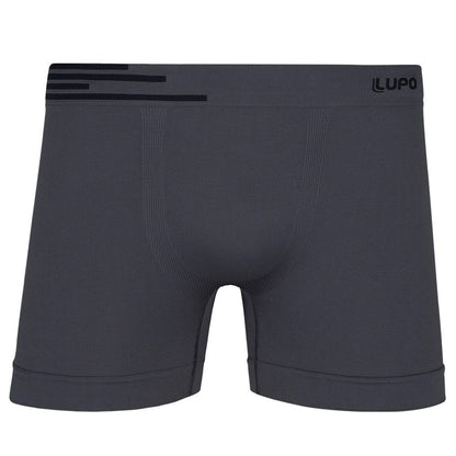 Cueca Boxer em Microfibra Detalhe Lateral Sem Costura Lupo