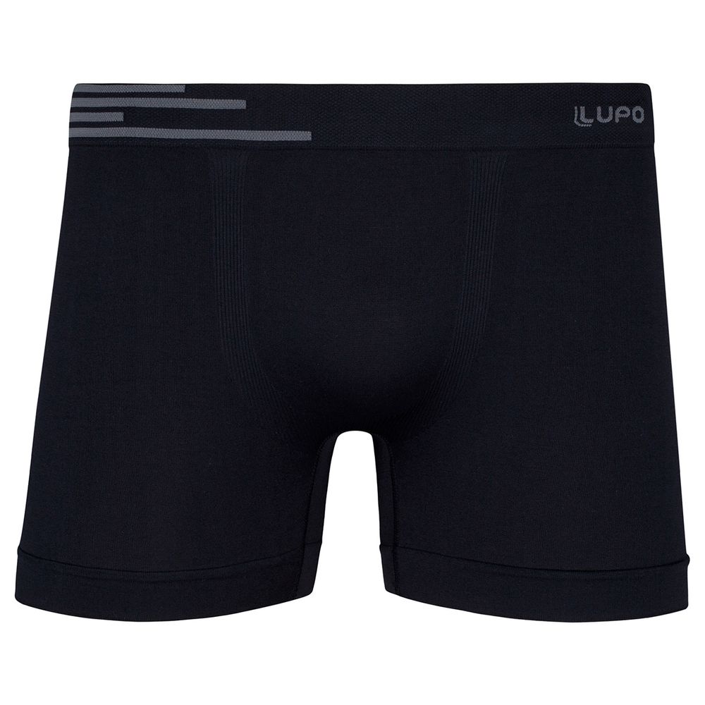 Cueca Boxer em Microfibra Detalhe Lateral Sem Costura Lupo