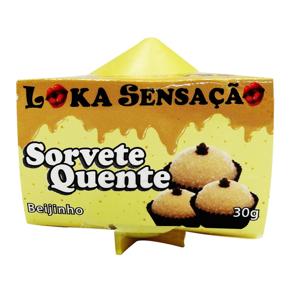 Sorvete Quente Sabor Beijinho Loka Sensação