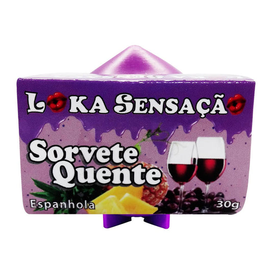 Sorvete Quente Sabor Espanhola Loka Sensação