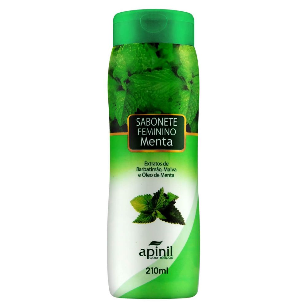 Sabonete Íntimo Aroma de Menta 200ml Apinil Cosméticos