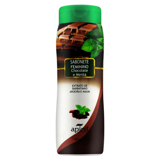 Sabonete Íntimo Aroma de Chocolate e Menta 200ml Apinil Cosméticos