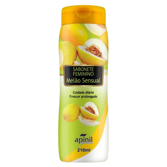 Sabonete Íntimo Líquido Feminino Aroma de Melão Sensual 200ml Apinil