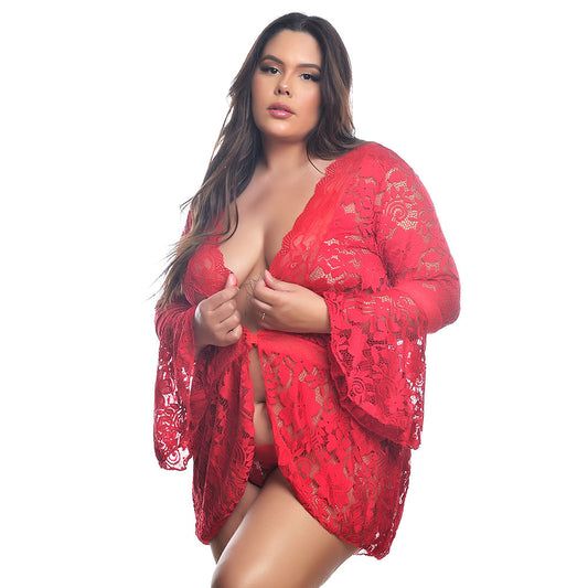 Robe Ana Julia Plus Size Pimenta Sexy