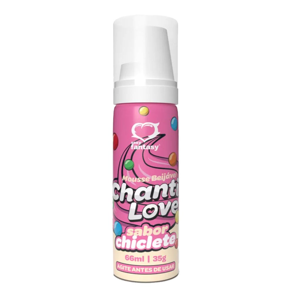 Chanti Love Mousse Corporal Beijável 66ml/35g Sexy Fantasy