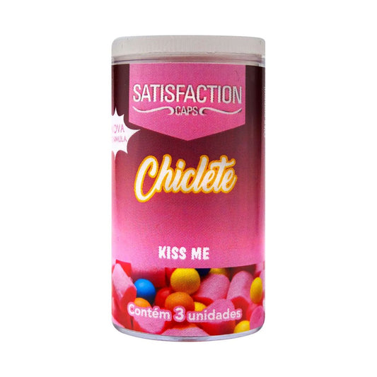 Kiss Me Cápsula com Óleo Beijável para Massagem Corporal com 3 unidades Satisfaction Caps