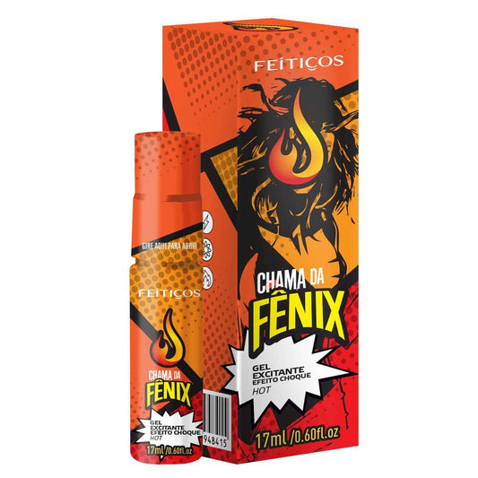 Chama da Fênix Gel Excitante Unissex Hot 17ml Feitiços Aromáticos