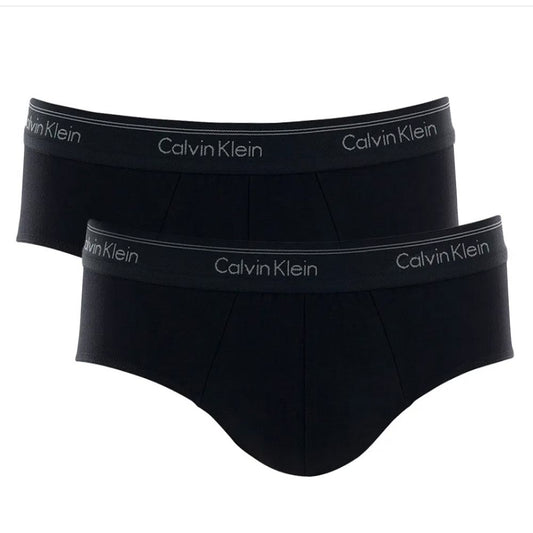 Kit 02 Cuecas Slip Brief Cotton Calvin Klein