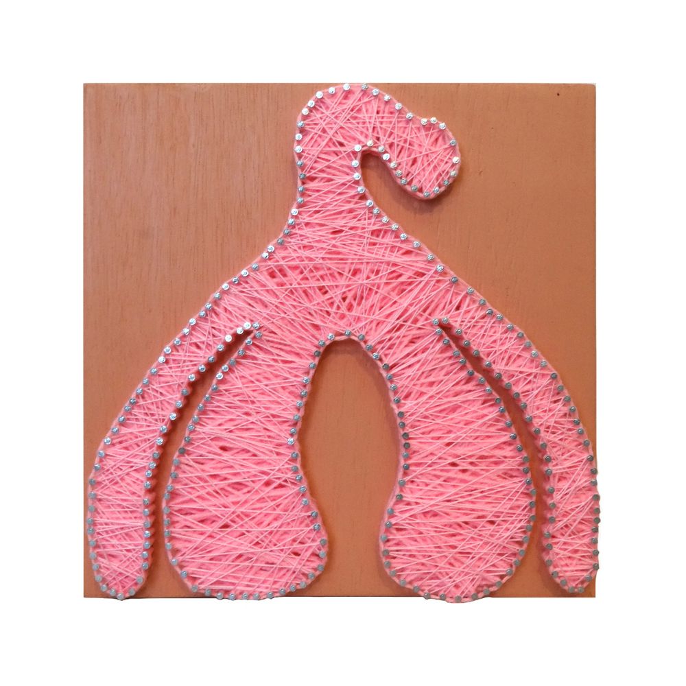 ClitString Quadro em String Art 30cm X 30 cm Meu Clitoris, Minhas Regras