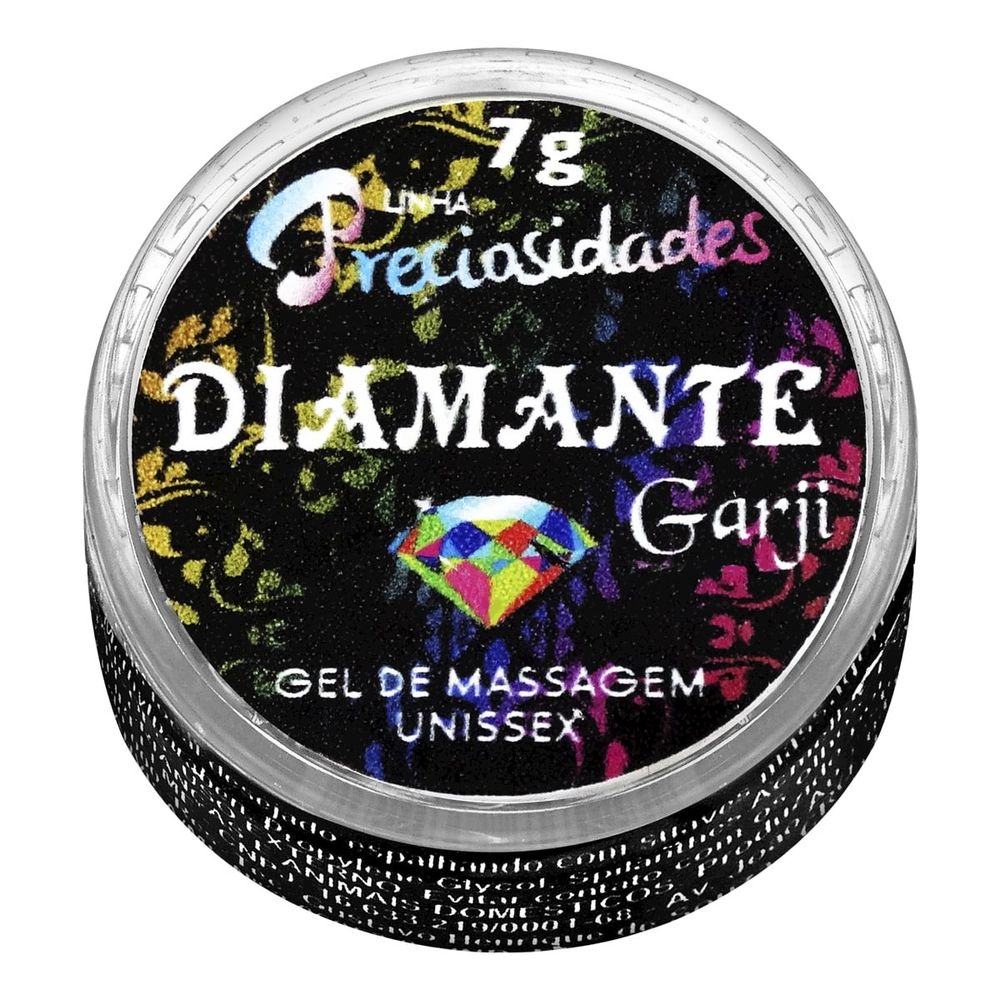 Diamante Gel Para Massagem Linha Preciosidades 7g Garji