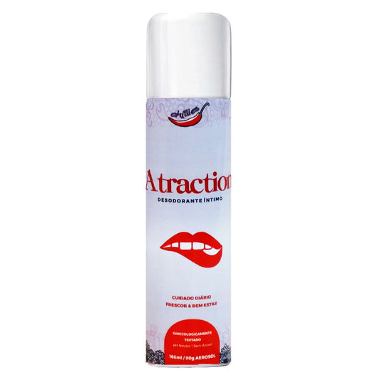 Atraction Desodorante Íntimo em Aerosol 90g Chillies