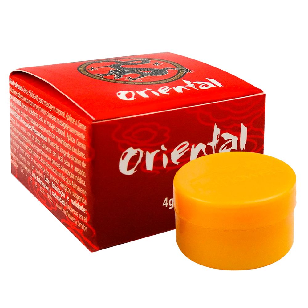 Pomada Oriental Creme de Massagem 4g Hot Flowers