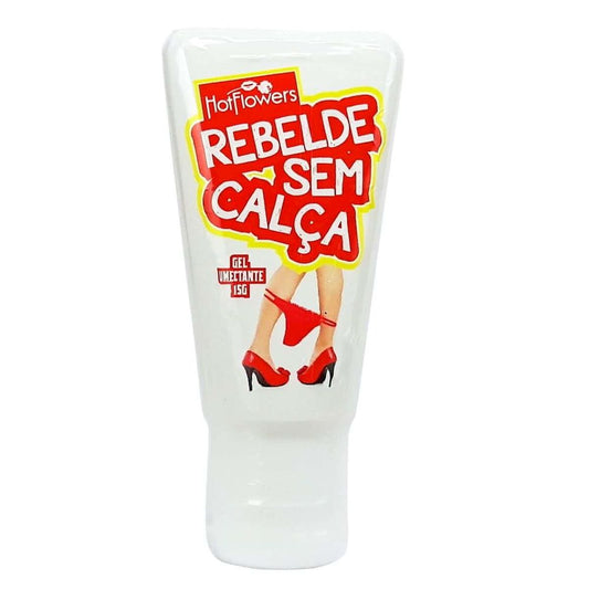 Rebelde Sem Calça Dessensibilizante Anal 15g Linha Brasileirinhos Hot Flowers