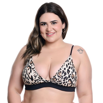 Top Alcinha Regulável em Microfibra Plus Size Hot Love