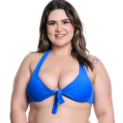 Sutiã Biquíni Lacinho Frente Única em Microfibra Plus Size Hot Love