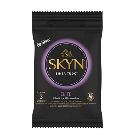 Preservativos Skyn Elite Ultrafino e Ultrasensitive com 3 unidades Blowtex