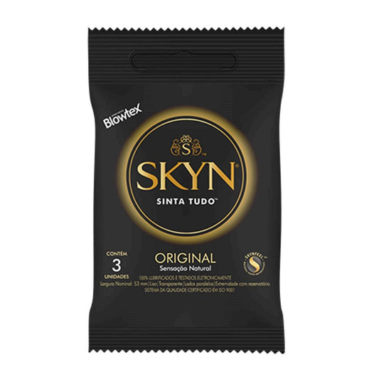 Preservativos Skyn Original Sensação Natural com 3 unidades Blowtex