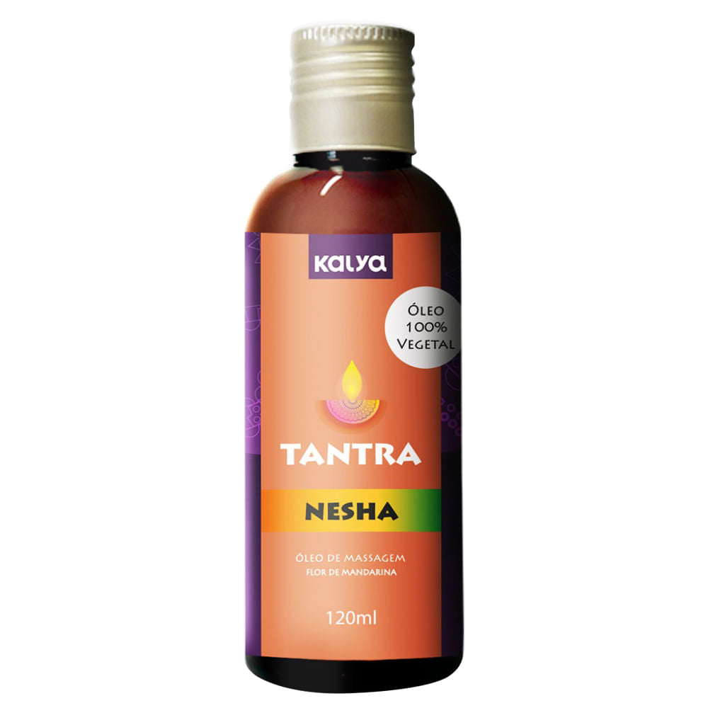 Tantra Nesha Óleo Vegetal para Massagem Tântrica 120ml Kalya