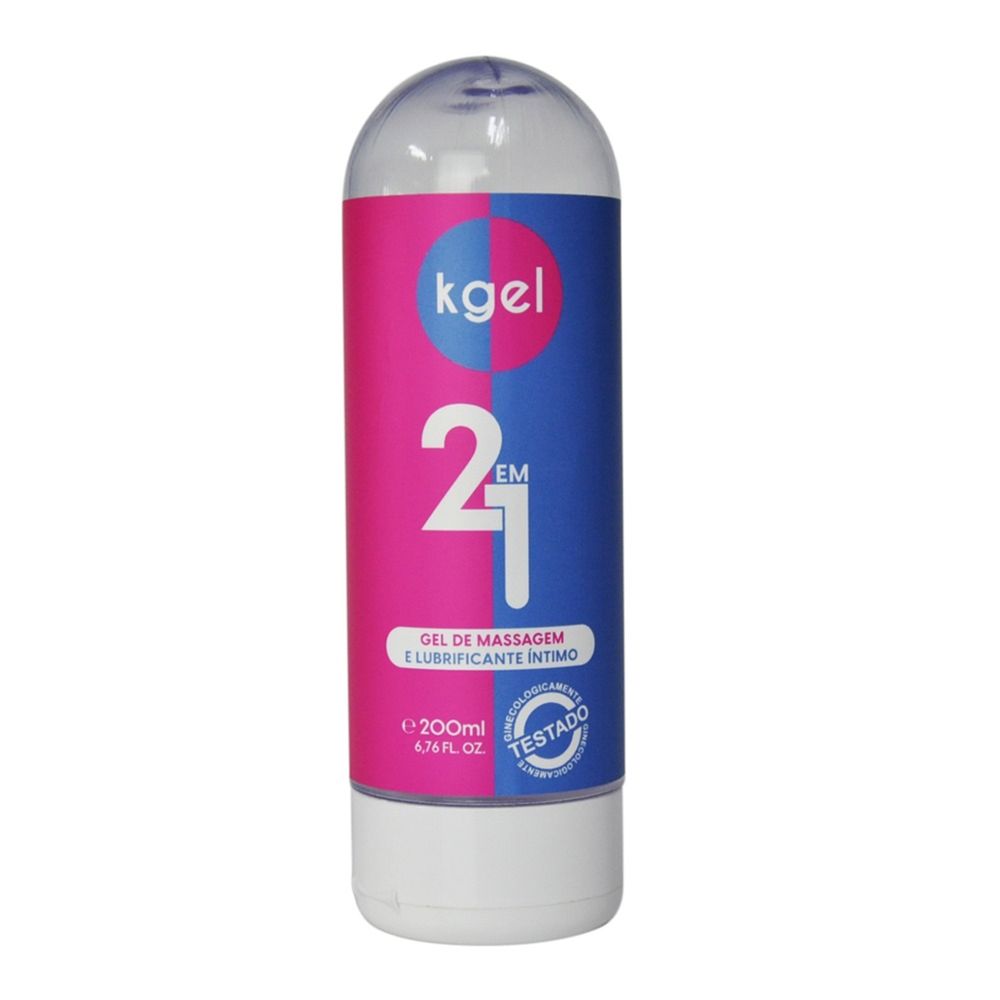 KGEL Gel de Massagem e Lubrificante Íntimo 2 em 1 200ml K Import & Export