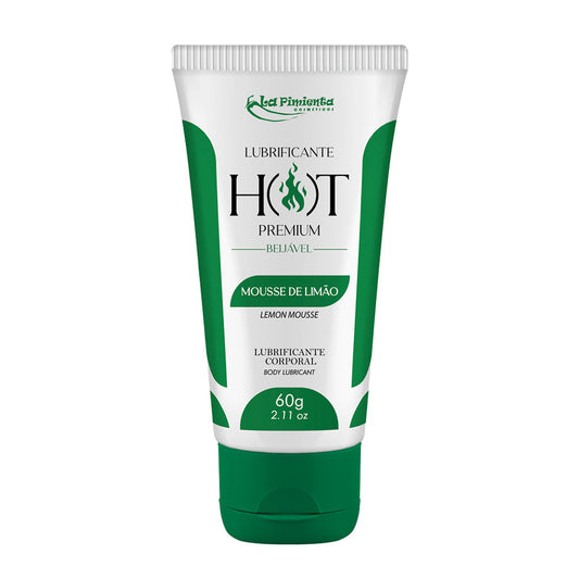 Hot Premium Lubrificante Térmico Corporal Beijável 60g La Pimienta