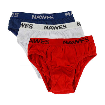 Kit 3 Cuecas Slip Infantil Nawes