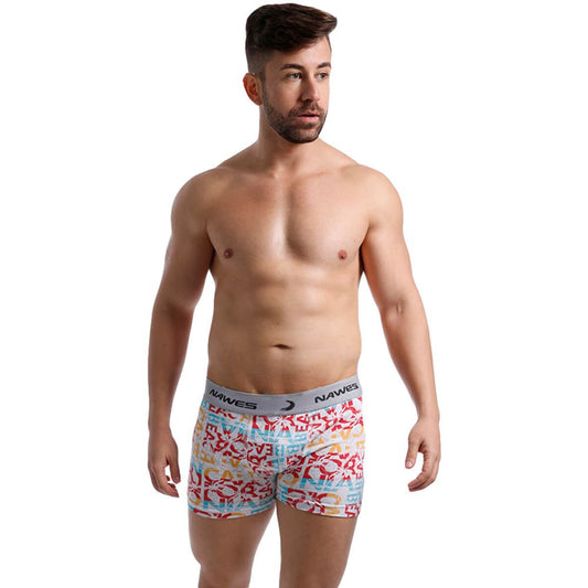 Kit 2 Cuecas Boxer em Cotton Nawes