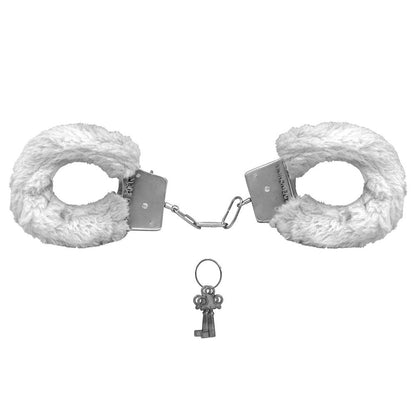 Algema de Metal Pelúcia Revestida Fur Love Cuffs Sexy Import