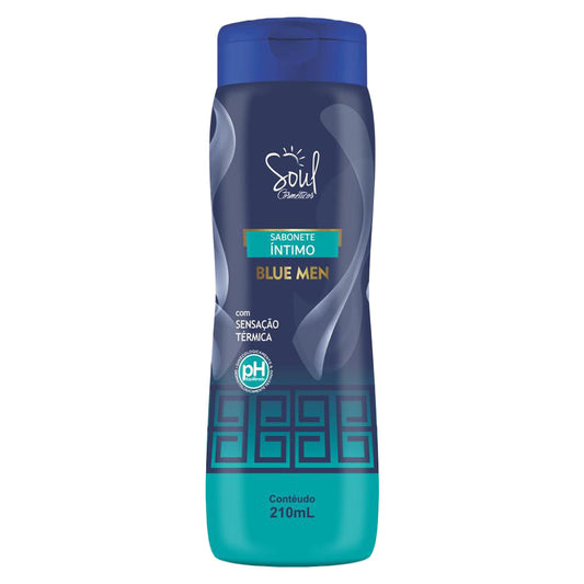 Blue Man Sabonete Íntimo Térmico Masculino 200ml Soul Cosméticos