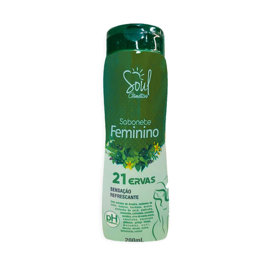 Sabonete Feminino 21 Ervas 200ml Soul Cosméticos