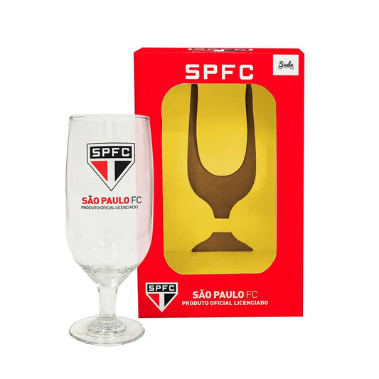 São Paulo Taça de Vidro 300ml Sude Presentes