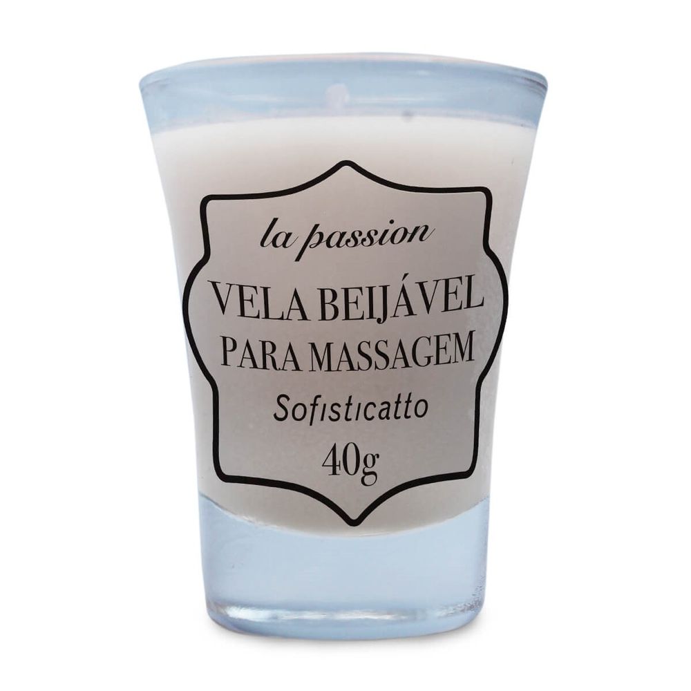 Vela Beijável Para Massagem 40g Linha Passion Sofisticatto